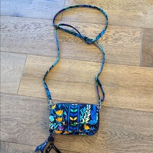 Vera Bradley All In One Crossbody/Wallet in Midnight Blues